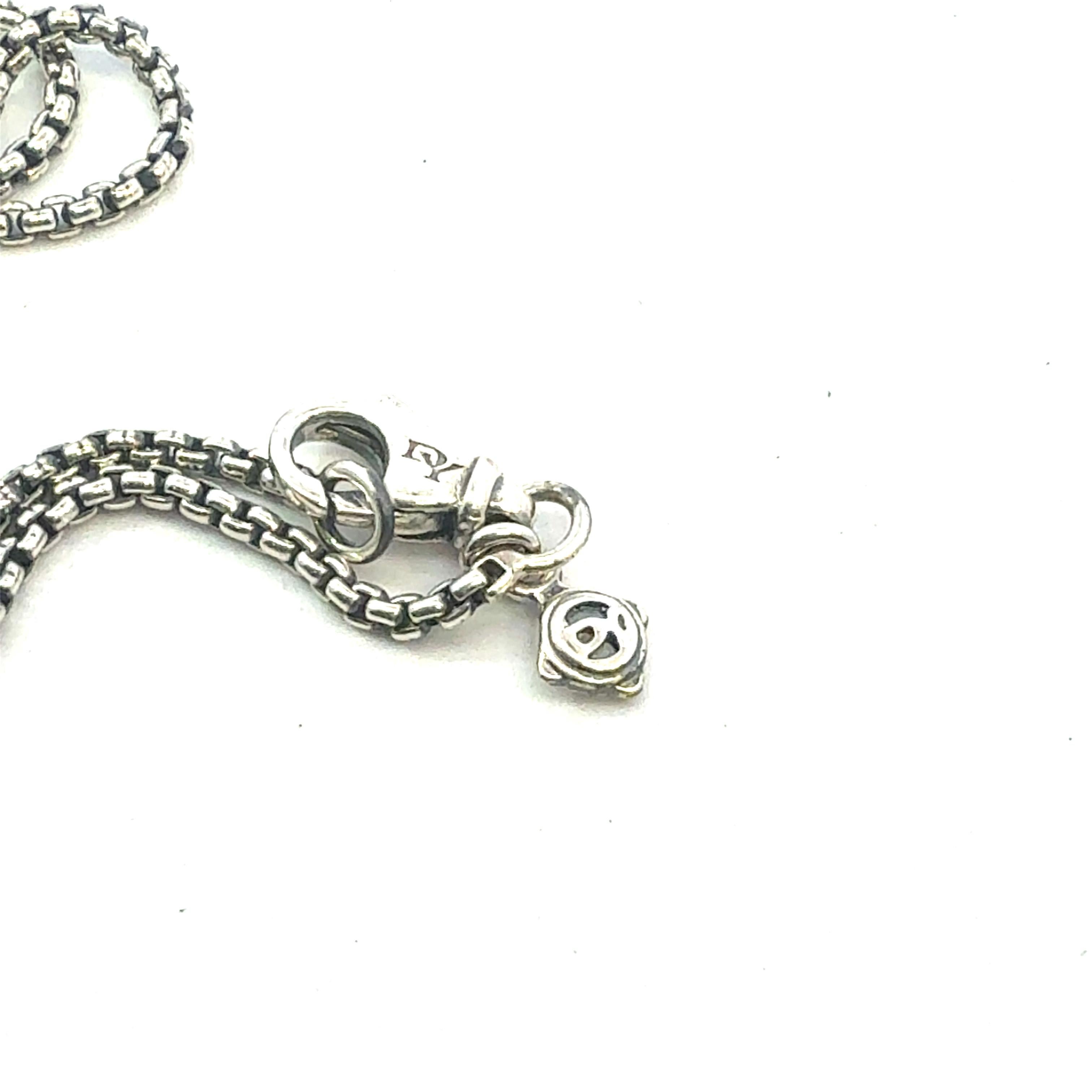 David Yurman Collana a catena con diamanti di corniola 16