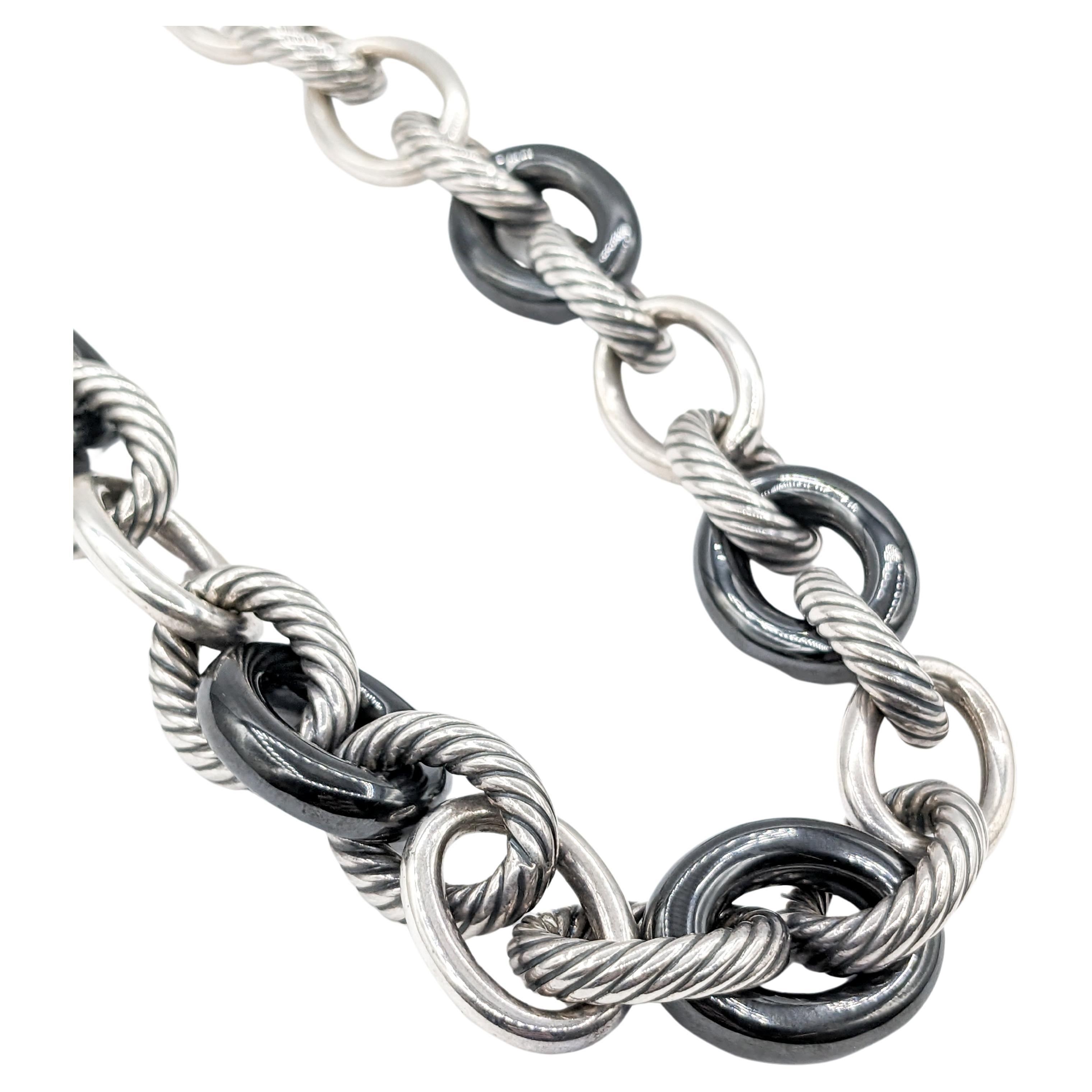 David yurman extra hotsell large oval link necklace