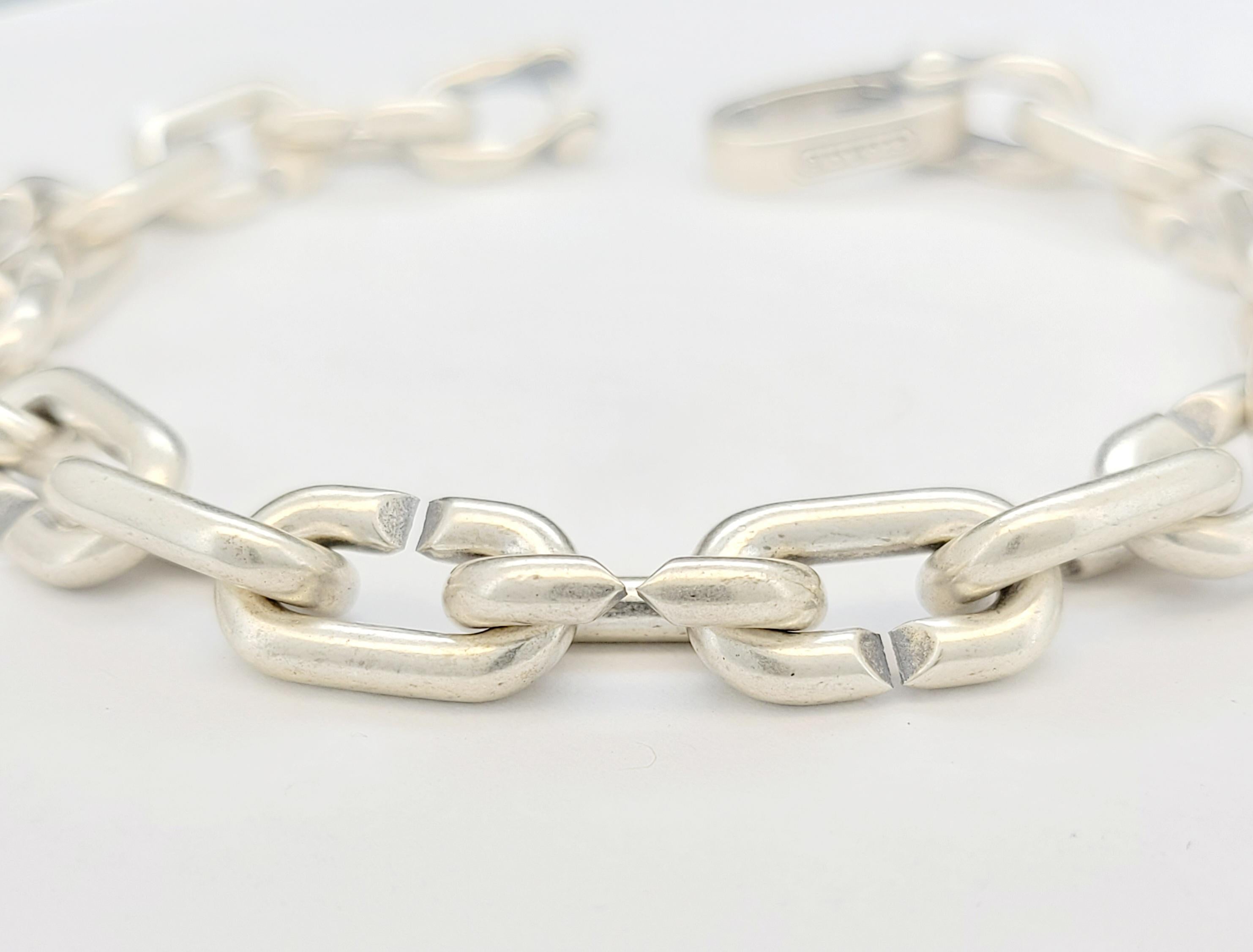 David Yurman Chain Links Bold Bracelet In New Condition For Sale In New York, NY