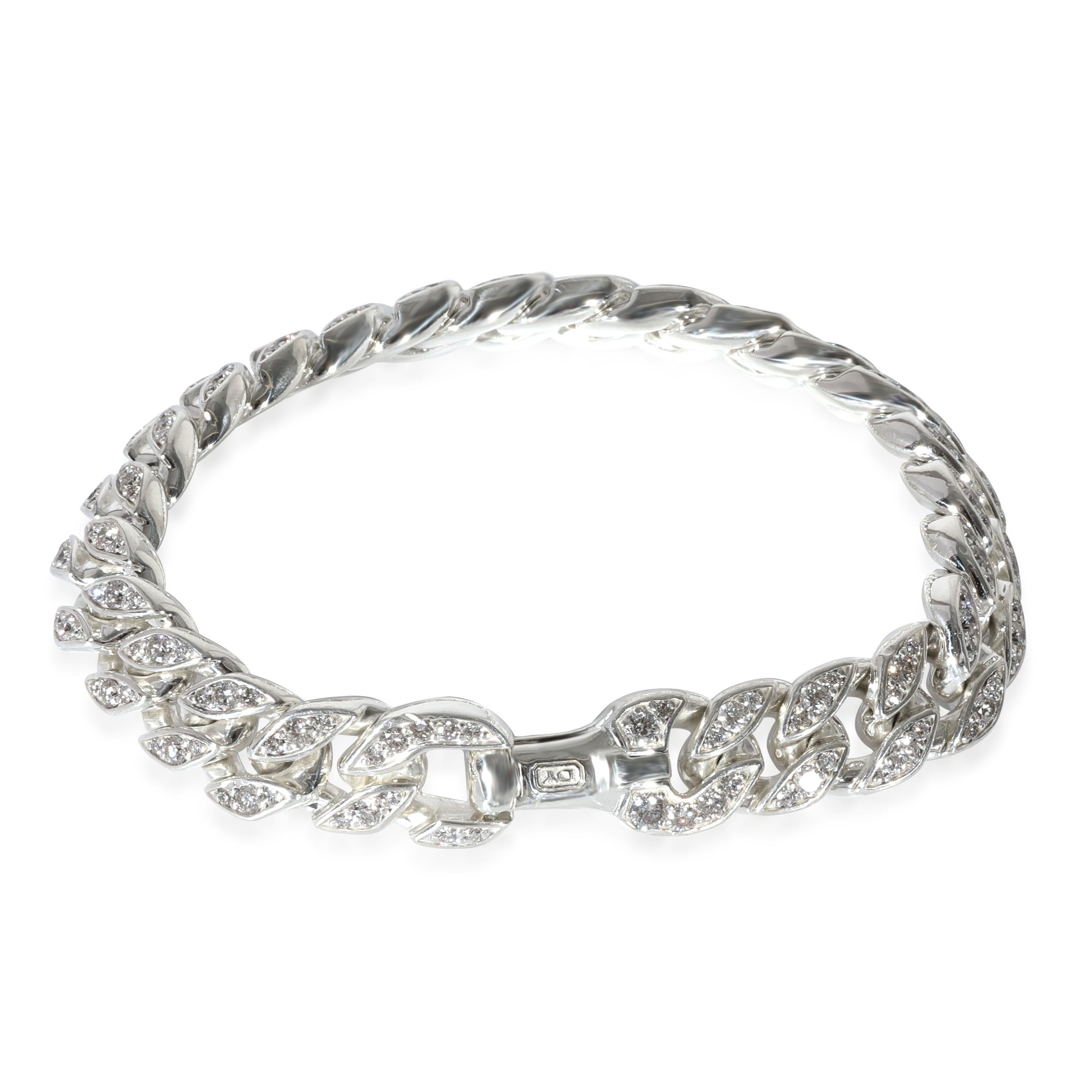 David Yurman Chain Pave Collection Bracelet in  Sterling Silver 4.85 CTW

PRIMARY DETAILS
SKU: 130890
Listing Title: David Yurman Chain Pave Collection Bracelet in  Sterling Silver 4.85 CTW
Condition Description: Retails for 10900 USD. In excellent
