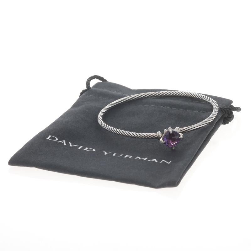 David Yurman Pulsera Chatelaine Amatista Diamante 6 3/4