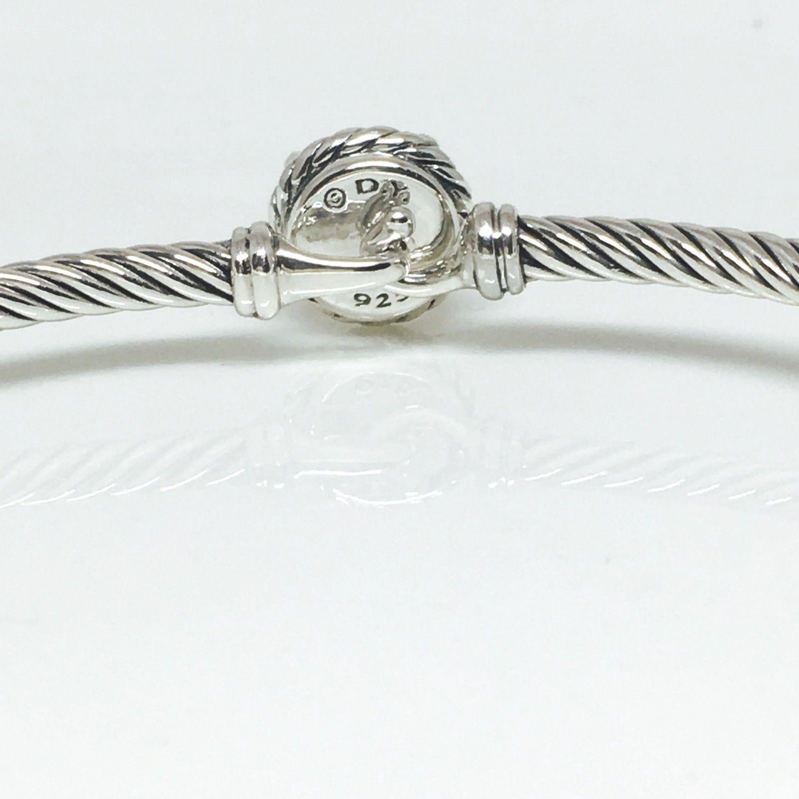 David Yurman Chatelaine Buckle Bracelet with Yellow Citrin In Excellent Condition For Sale In Jackson Heights, NY