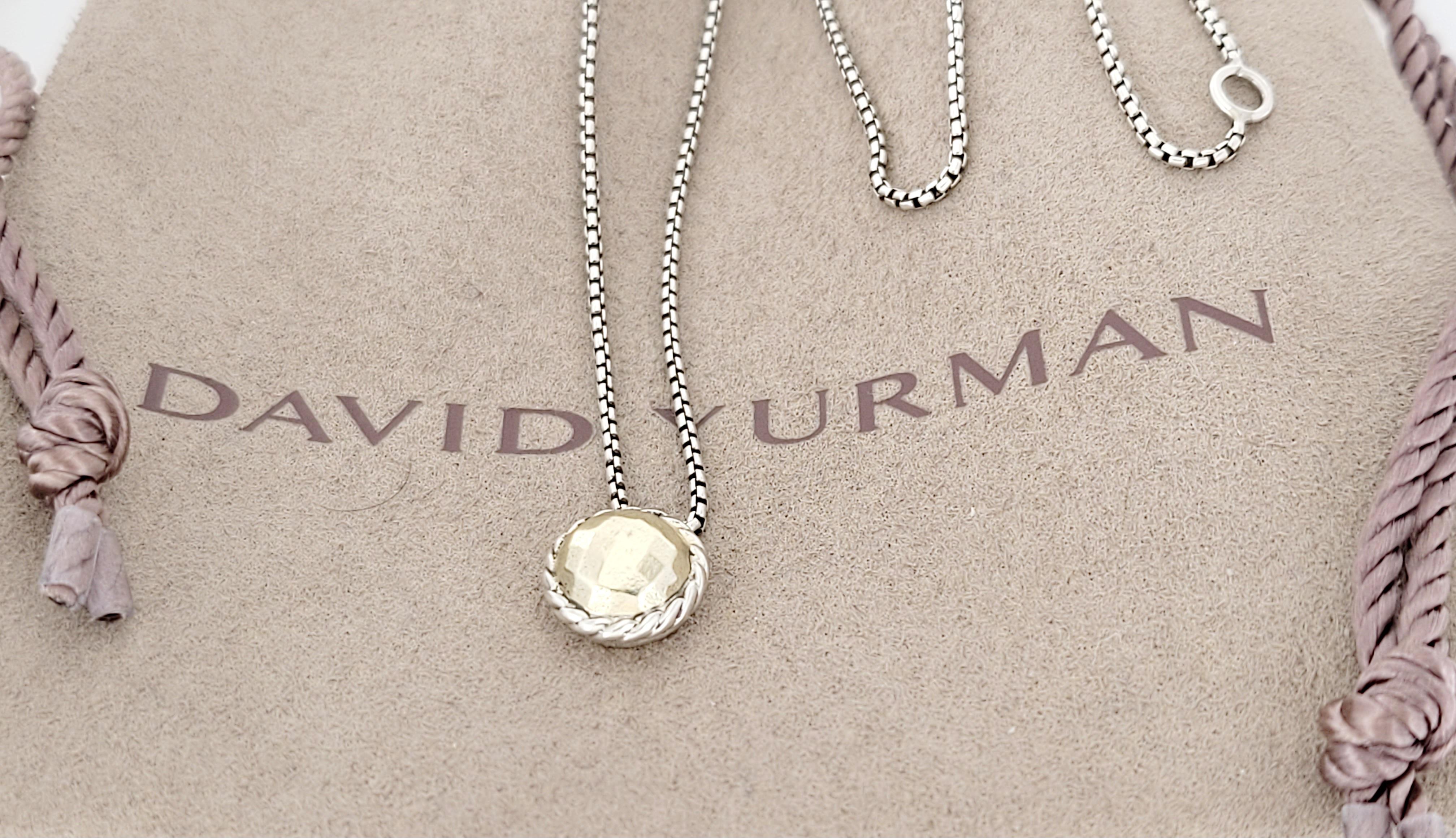 David Yurman Chatelaine-Halskette mit 18 Karat Gold Damen im Angebot