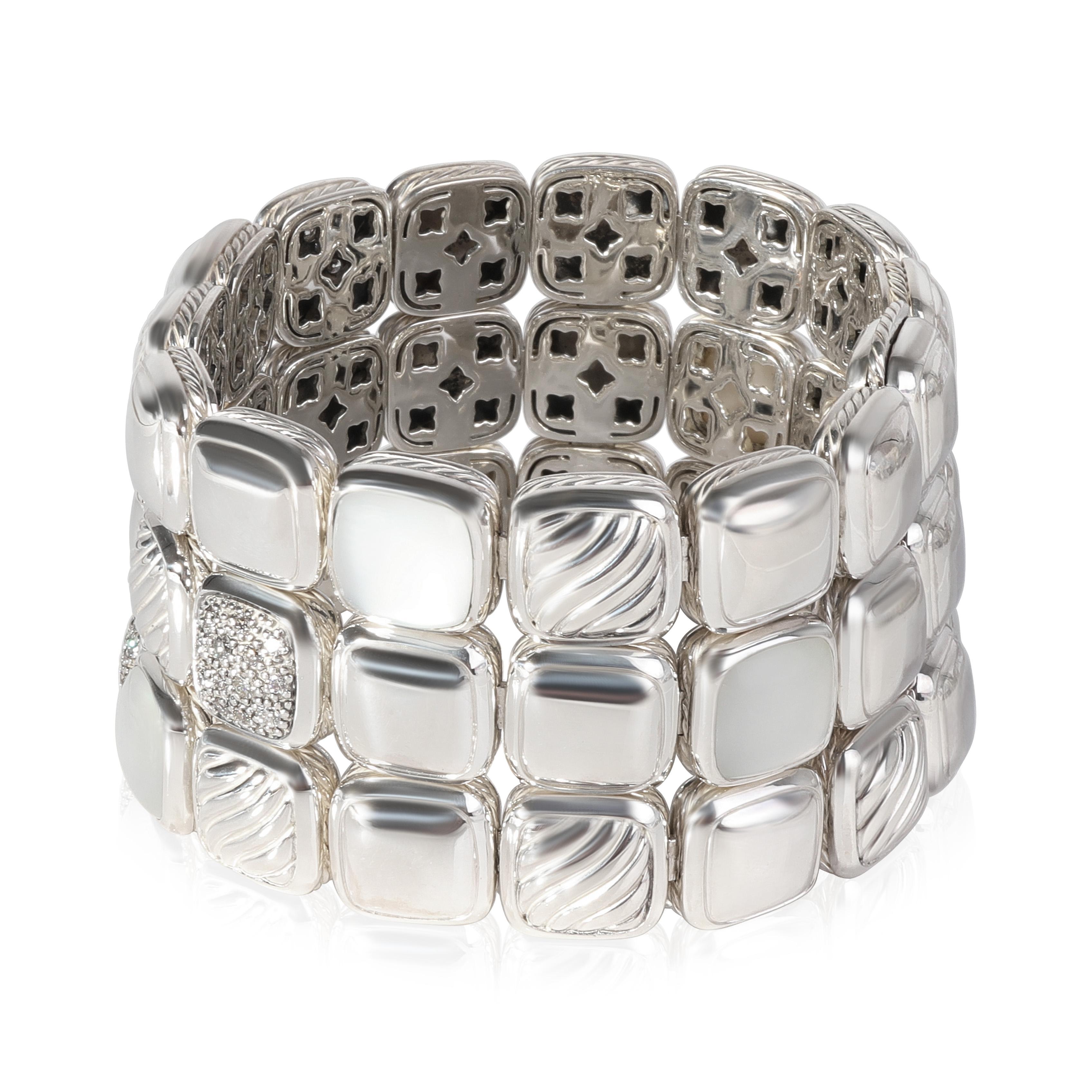 David Yurman Chiclet Moonstone Diamond Bracelet in Sterling Silver (0.53 ctw)

PRIMARY DETAILS
SKU: 119193
Listing Title: David Yurman Chiclet Moonstone Diamond Bracelet in Sterling Silver (0.53 ctw)
Condition Description: Retails for 4900 USD. In