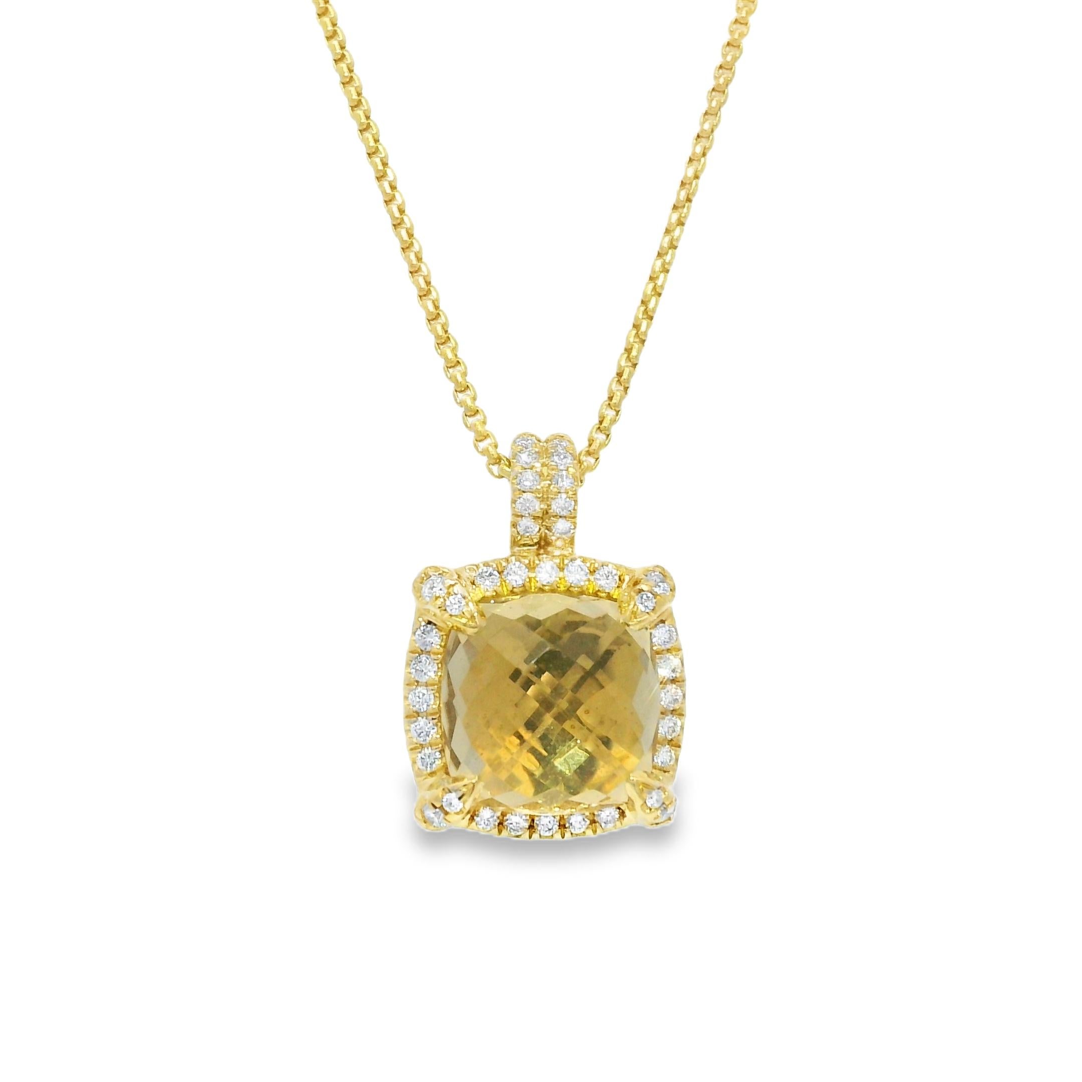 David Yurman 18k Yellow Gold Garnet Chatelaine & Pave Diamond Earrings

David Yurman Citrine Necklace: Crafted in 18-karat yellow gold, this necklace features a beautiful Citrine and near-colorless diamonds

Designer: David Yurman
Material: 18k