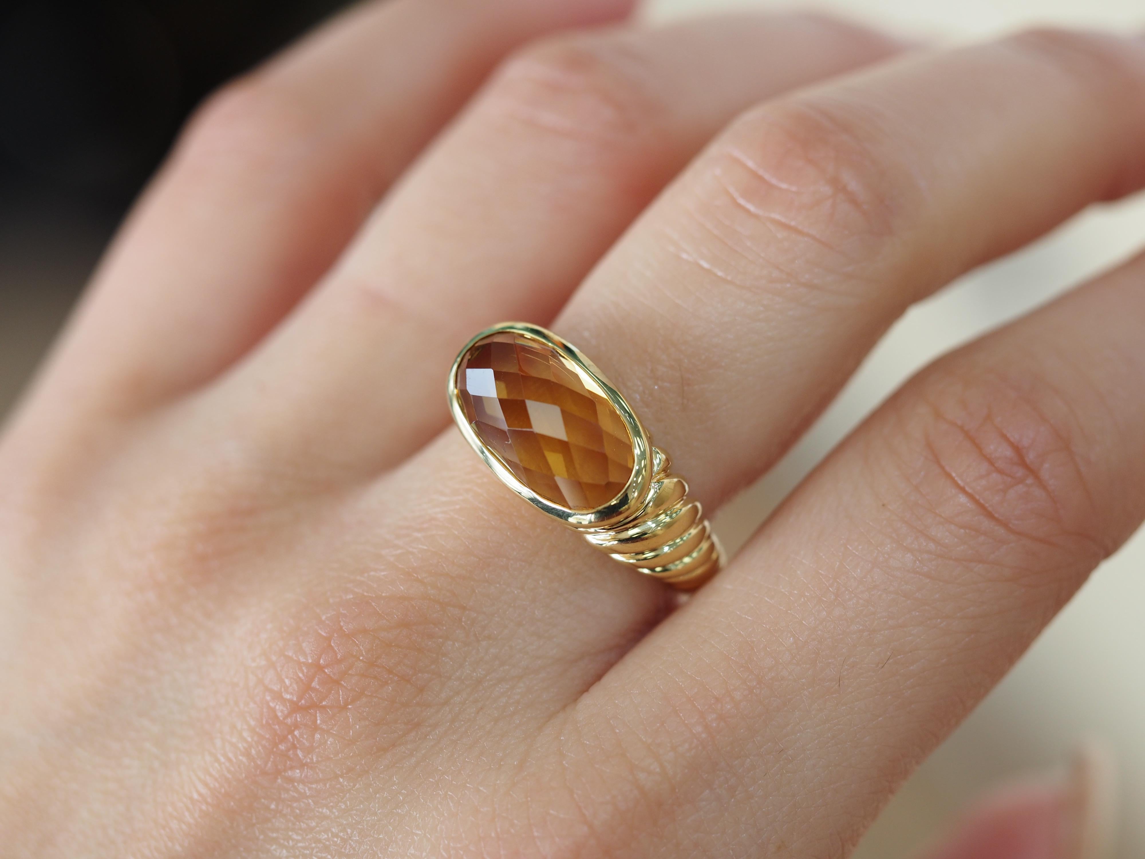 citrine david yurman ring