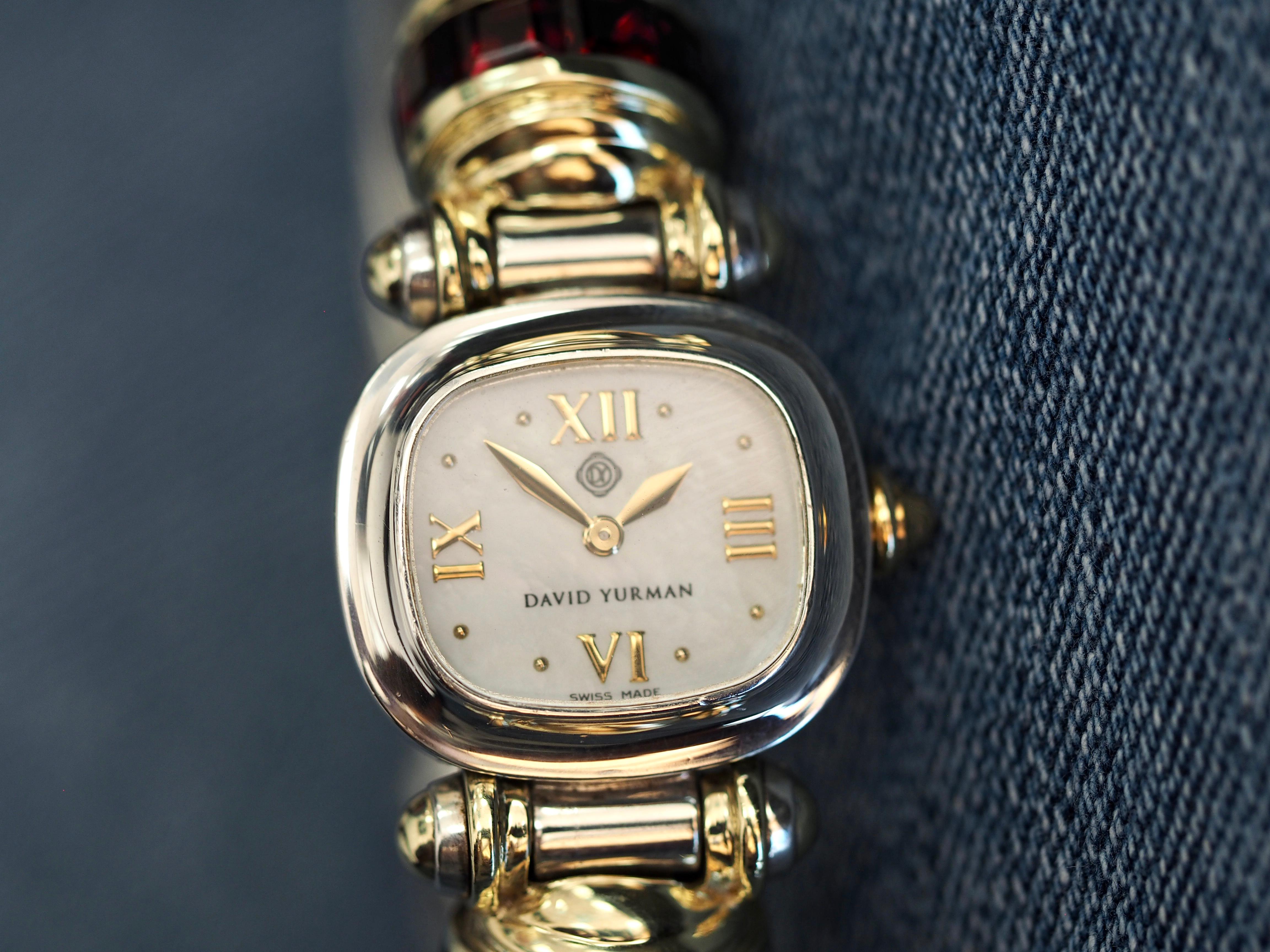 David Yurman Classic Cable Chain Granat 925 Uhr von David Yurman für Damen oder Herren