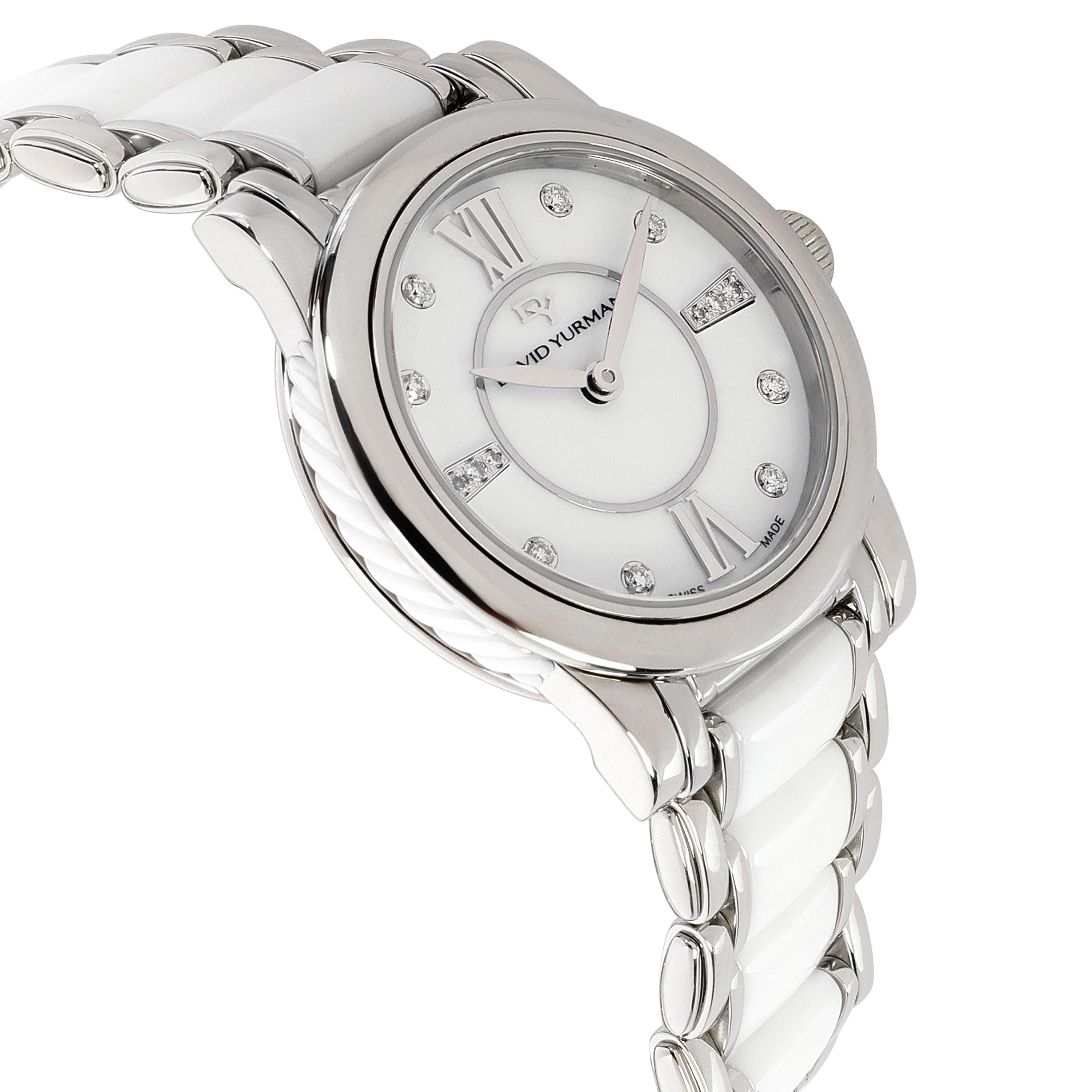 David Yurman Classic T717S Women's Watch in Stainless Steel For Sale at 1stDibs