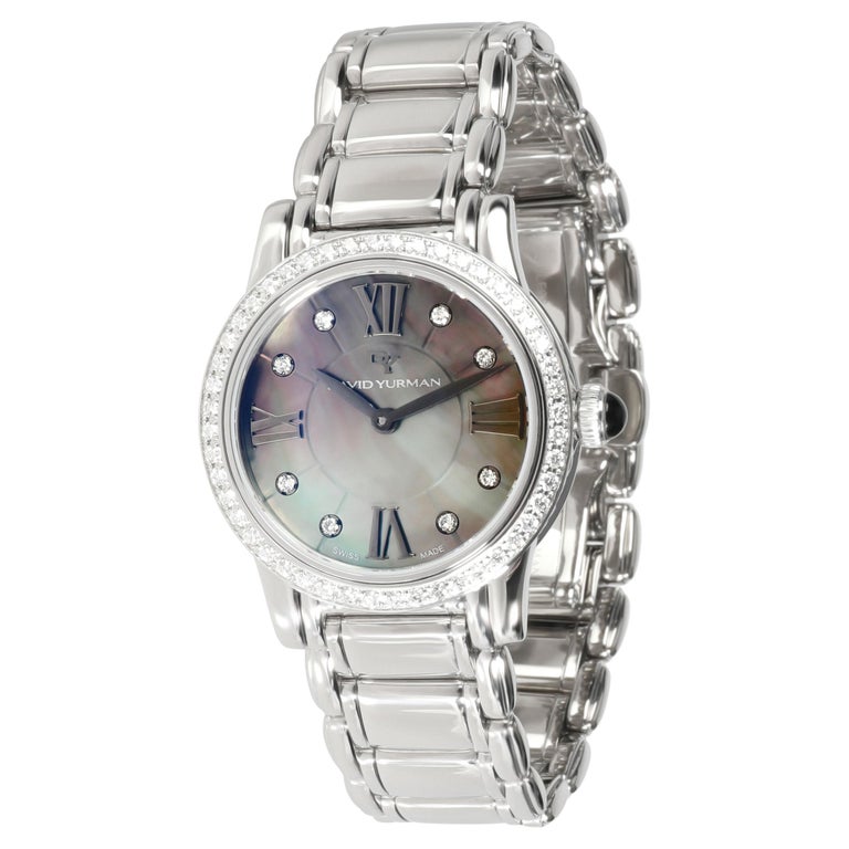 David Yurman Classic T717S Women's Watch in Stainless Steel For Sale at 1stDibs david yurman