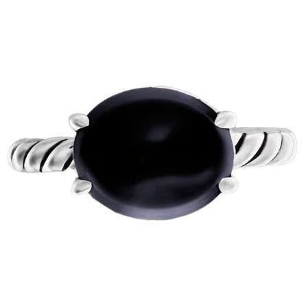 David Yurman Color Classics Ring with Black Onyx For Sale