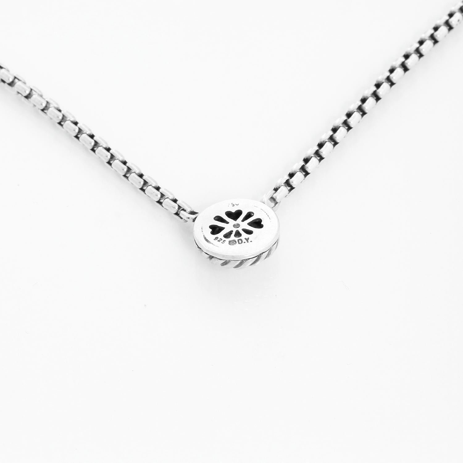 David Yurman Cookie Kollektion Diamant-Halskette im Zustand „Hervorragend“ im Angebot in Dallas, TX