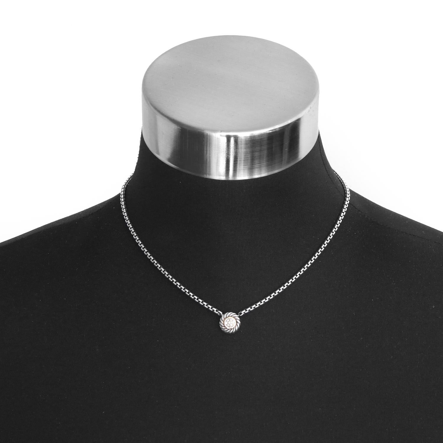 David Yurman Cookie Kollektion Diamant-Halskette Damen im Angebot