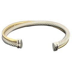 David Yurman CrossDavid Yurman Crossover Two Row Cuff Bracelet 5mm Large - $1750
