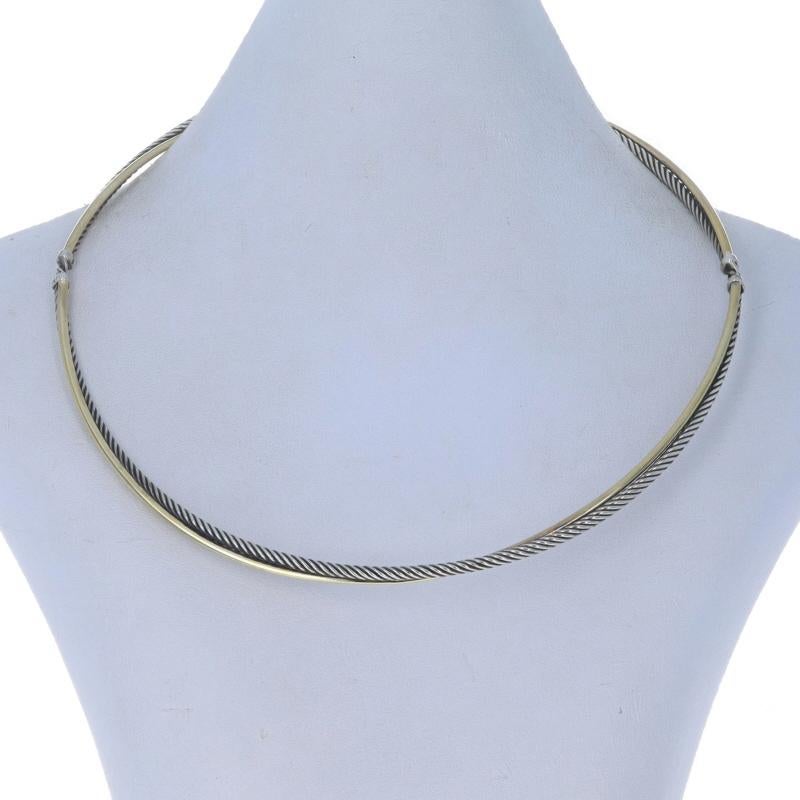 David Yurman Crossover Cable Choker Halskette 16 3/4