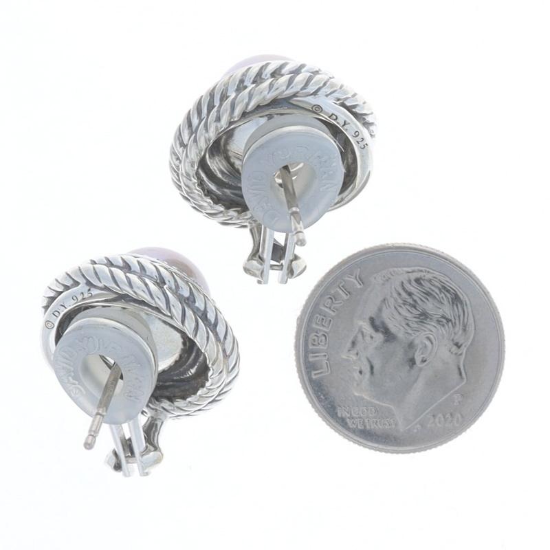 crossover stud earrings