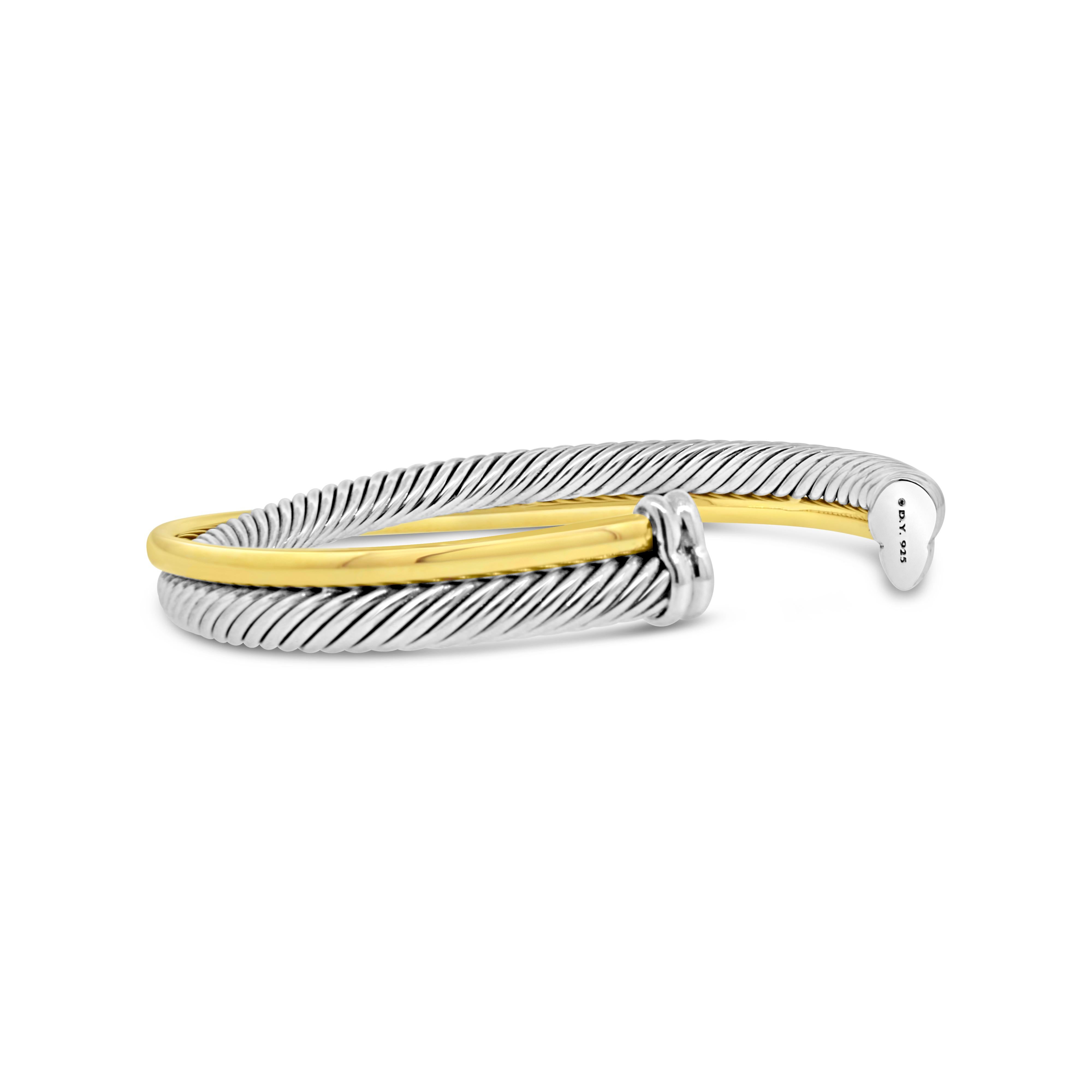 Women's David Yurman Crossover Cuff Bracelet For Sale