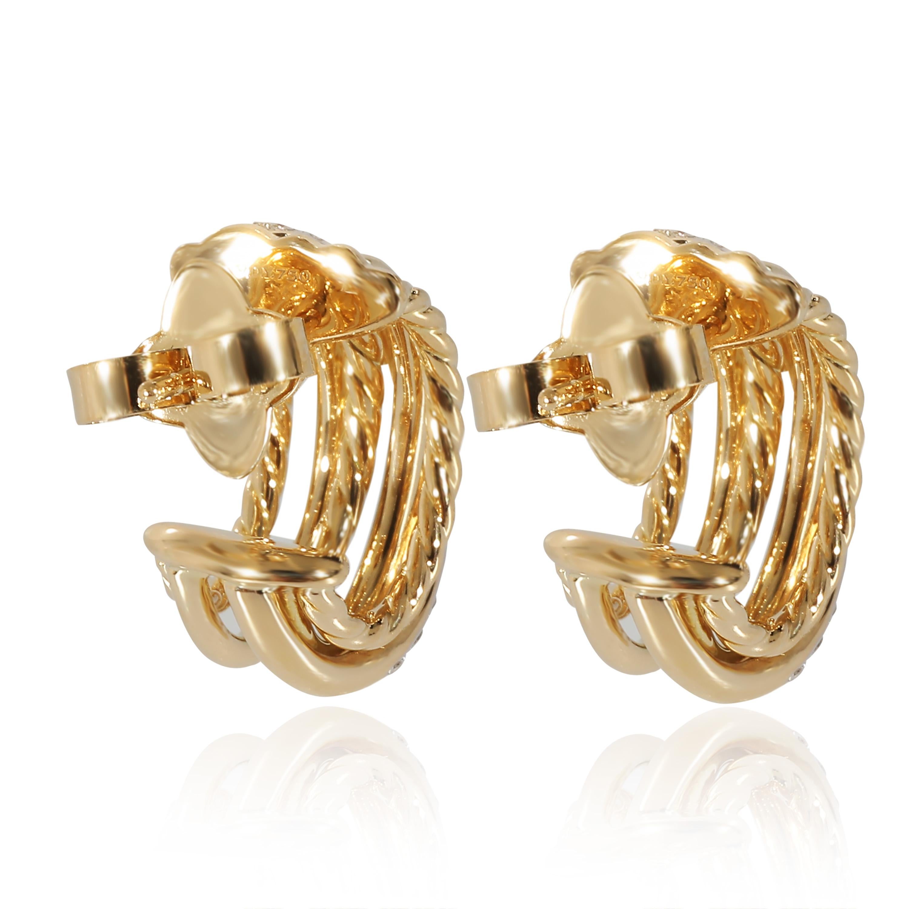 
David Yurman Crossover Diamant-Ohrringe aus 18K Gelbgold 0,34 CTW

PRIMÄRE DETAILS
SKU: 134957
Auflistung Titel: David Yurman Crossover Diamant-Ohrringe in 18K Gelbgold 0,34 CTW
Bedingung Beschreibung: Die Kollektion Crossover ist eine