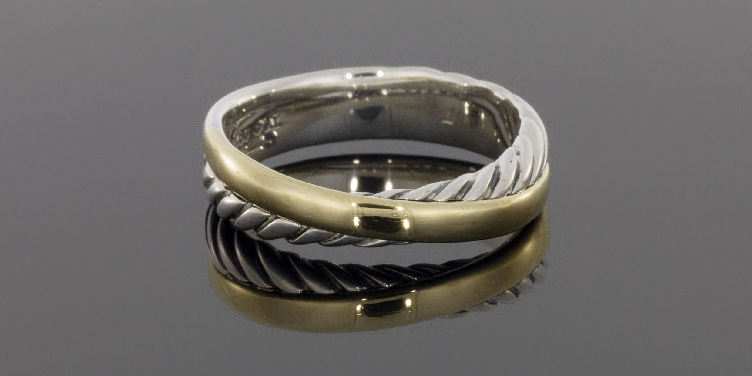 Item Details

Estimated Retail $395.00
Brand David Yurman
Collection CROSSOVER
Metal Mixed Metals
Ring Size 7
Sizable YES
Width 3 mm
Metal Purity 18k
Finish Polished
Style BAND

The history of David Yurman begins in the 1960s in New York City, where