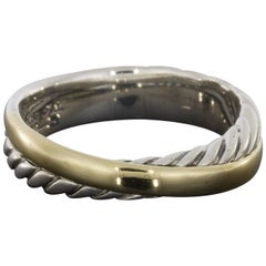 David Yurman Crossover Mixed Metals Band Ring