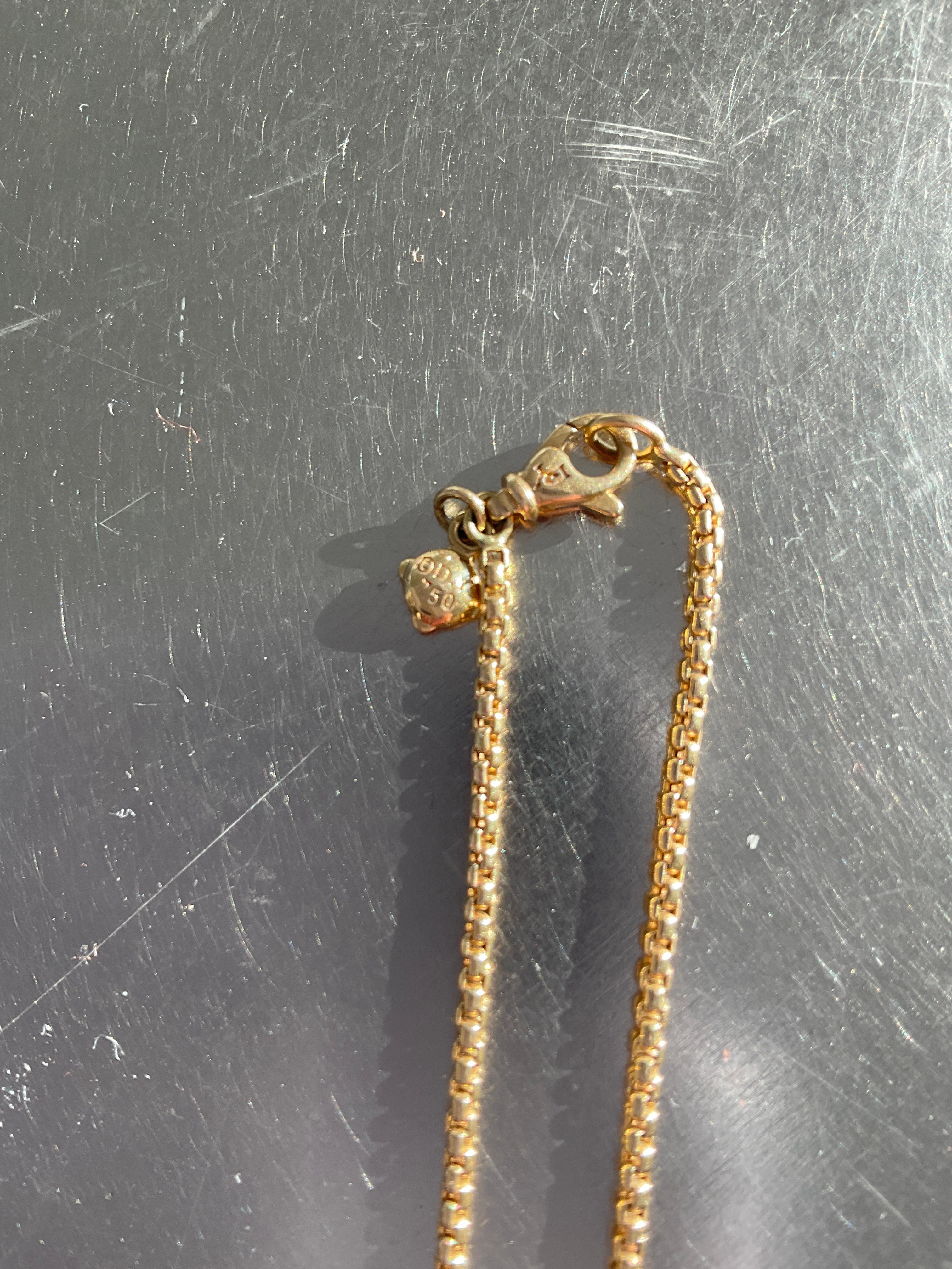 Women's David Yurman Crossover Necklace, Diamonds and 18k Yellow Gold
