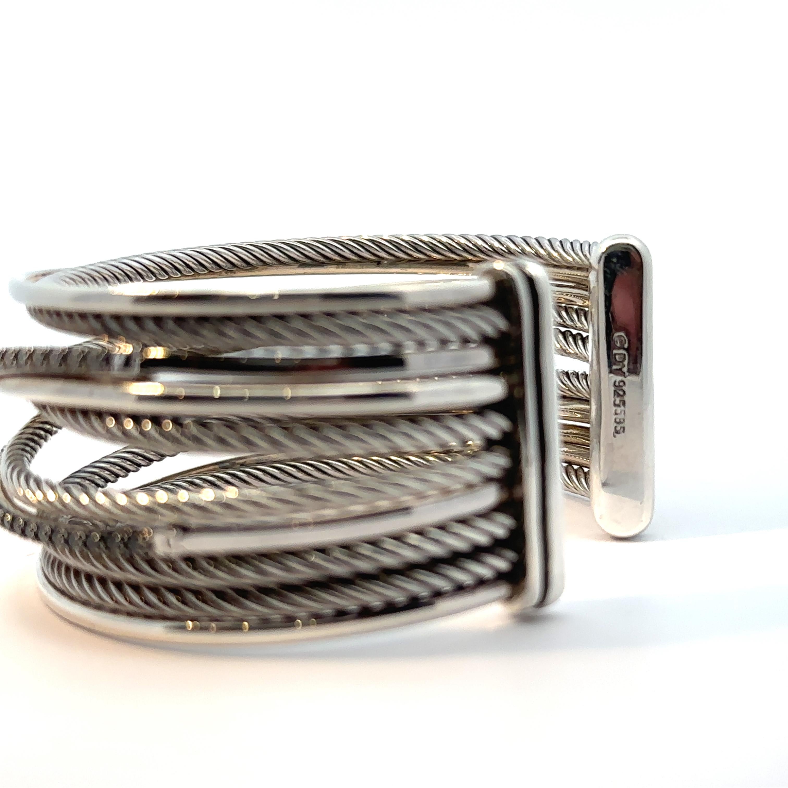 David Yurman Pulsera brazalete Corte redondo en venta