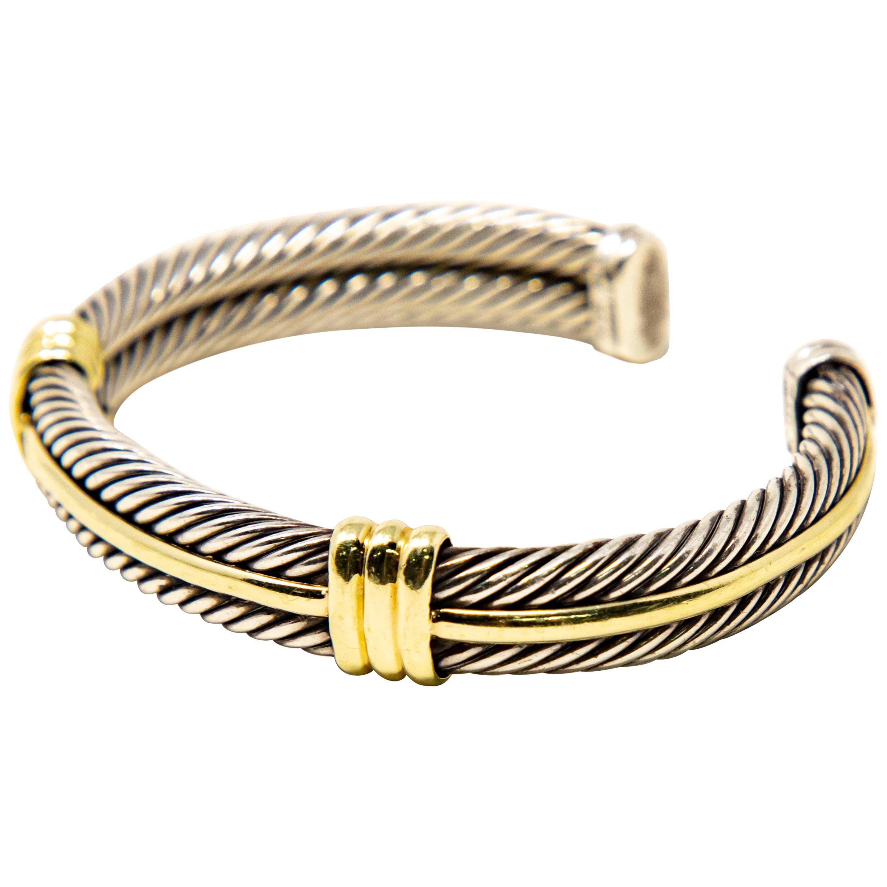 David Yurman Cuff Bracelet, Vintage For Sale at 1stdibs