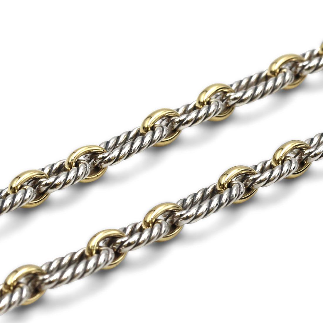 David Yurman Cushion Link Necklace 2