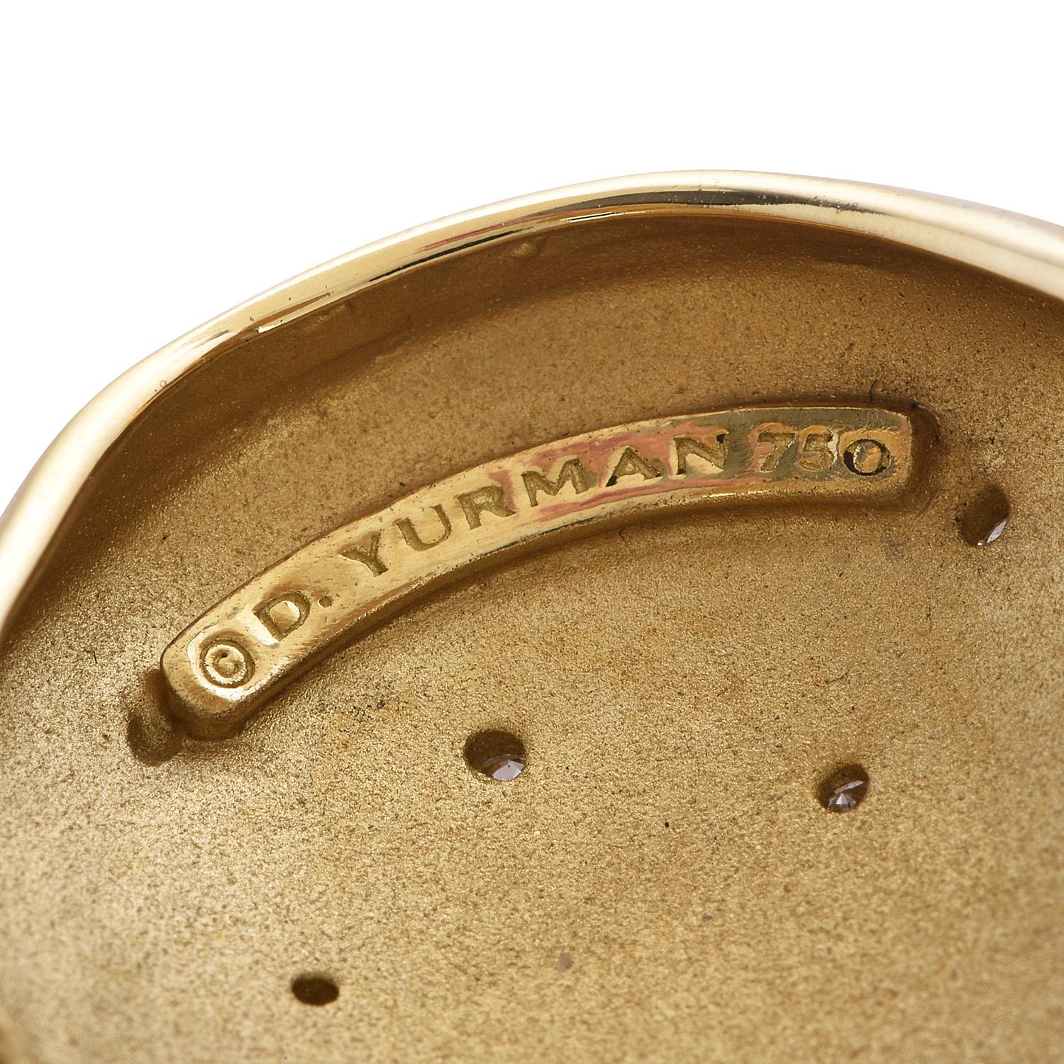 David Yurman Diamond 18K Gold Woven Cuff Bracelet $22, 000 2