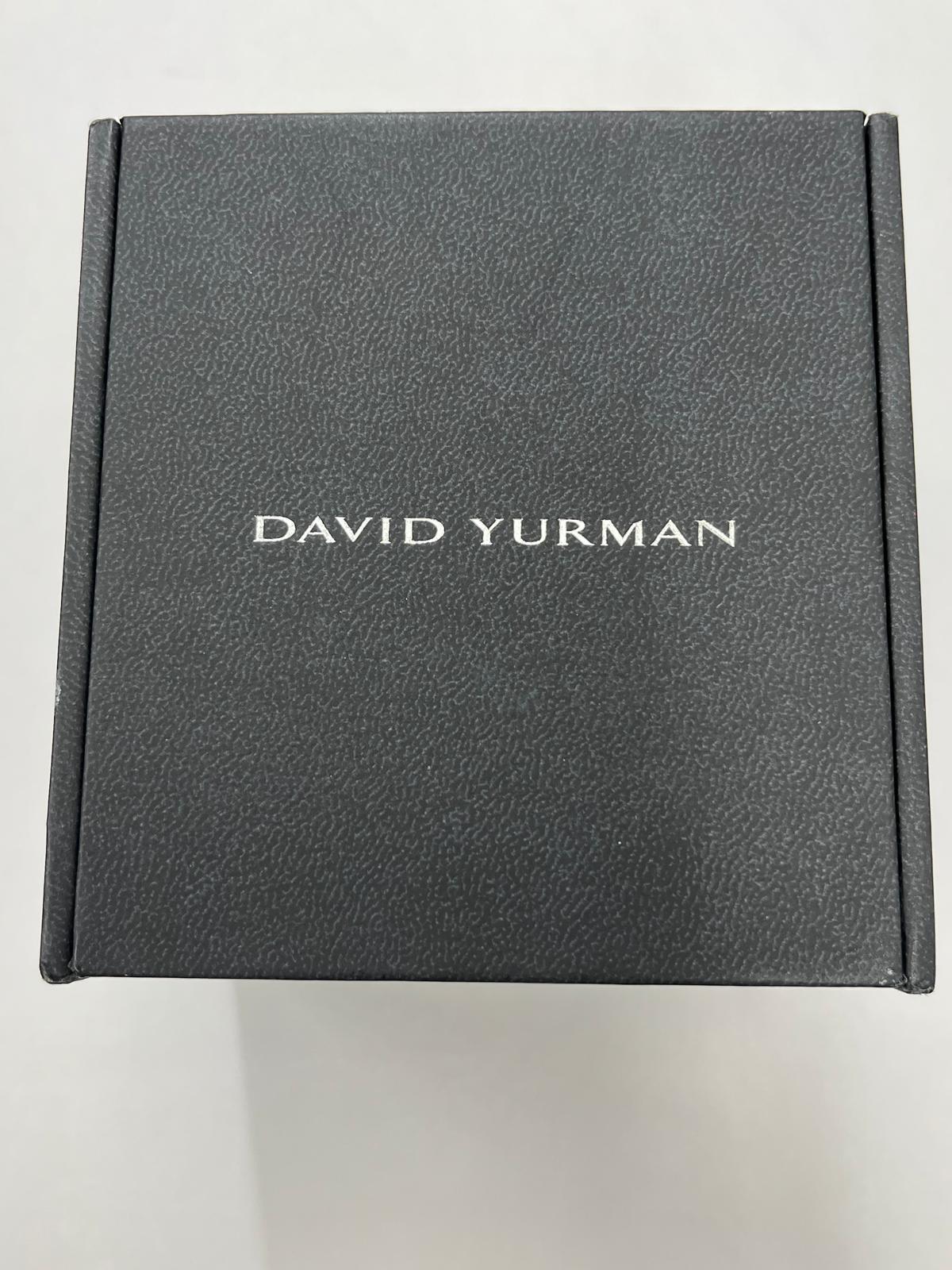 Bracelet en câble avec diamants David Yurman en vente 5