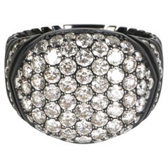 David Yurman Diamond Chevron Signet Ring