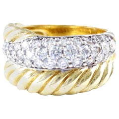 David Yurman Diamond Gold Ring