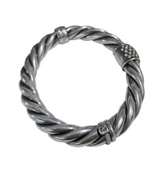 David Yurman Diamond Metro Cable Bracelet
