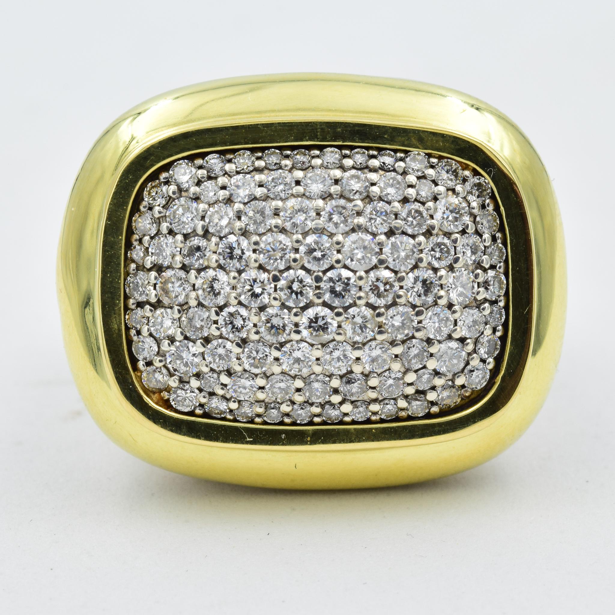 This ring was recently traded in to the store and is a beautiful David Yurman cocktail ring.  This ring has a nice width to it to be worn casually or dressed up as a fun fashion statement.  The cable wrap design through the shank has the DY appeal