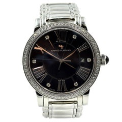 David Yurman Stainless Steel Diamond Classic quartz Wristwatch Ref T716-M