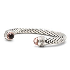 David Yurman Diamanten & Morganit Kabel-Armband