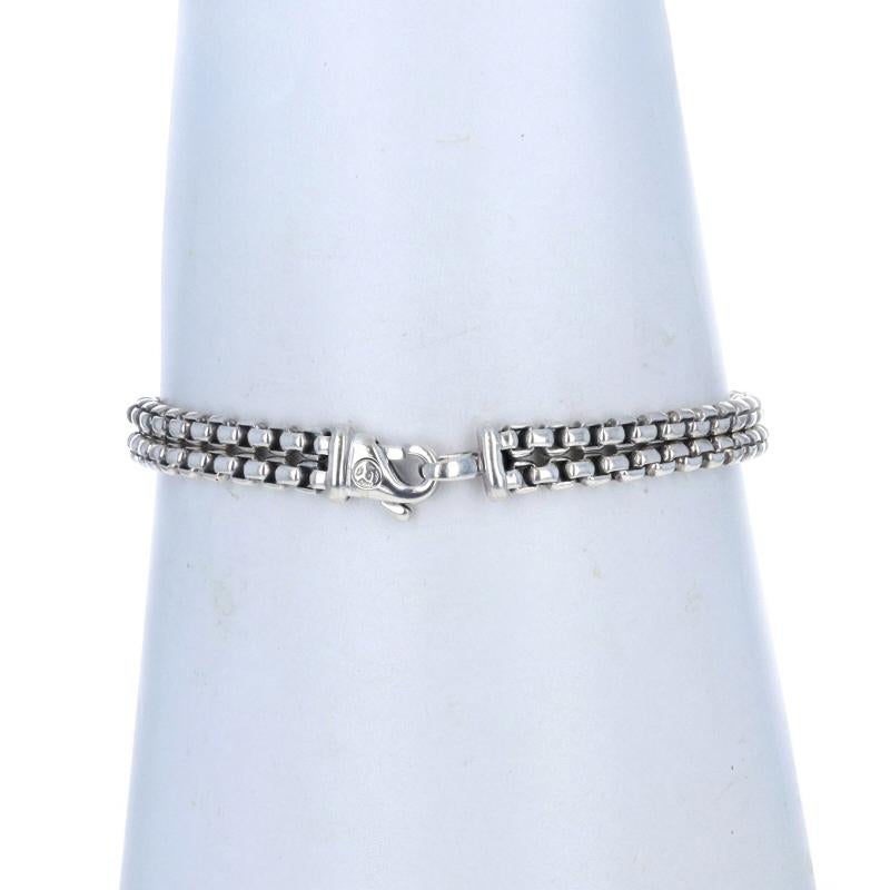 David Yurman Double Box ID Men's Bracelet 7 1/4