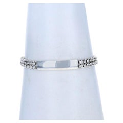 David Yurman Double Box ID Men's Bracelet 7 1/4" - Sterling Silver 925 Chain