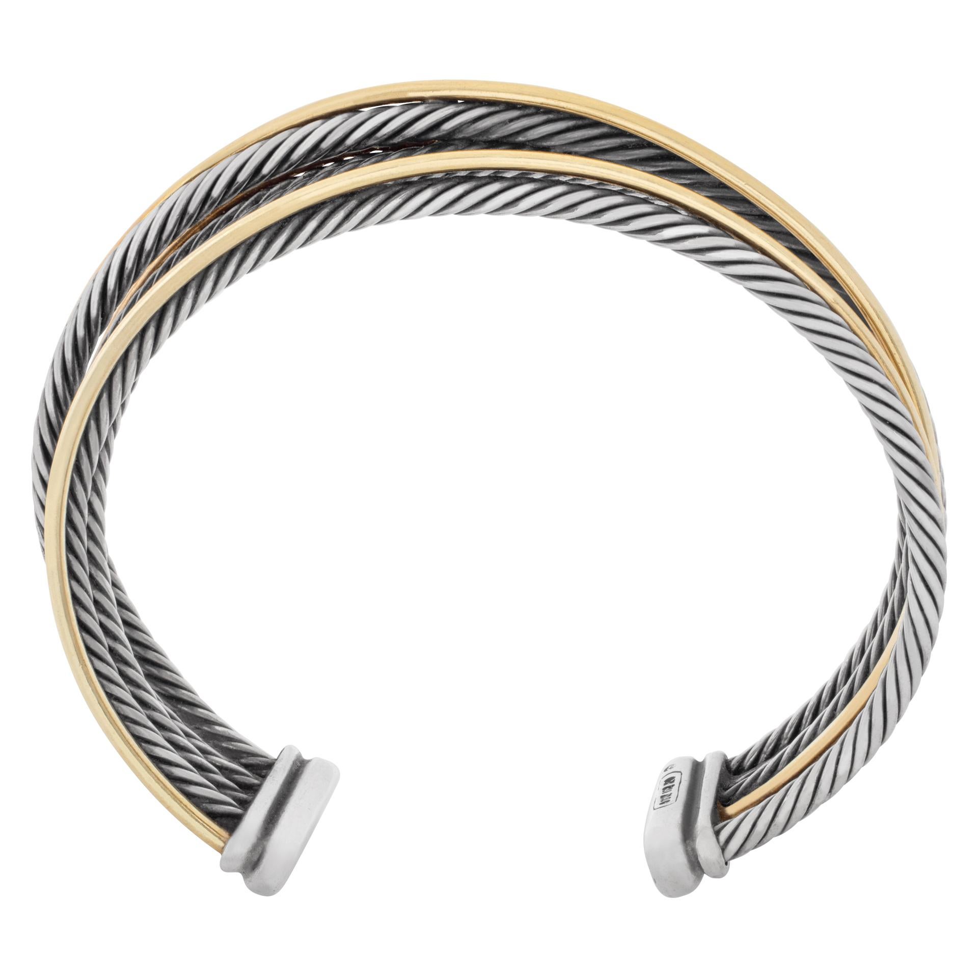 david yurman crossover bracelet with gold