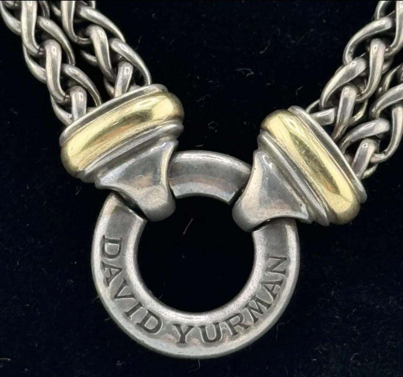 david yurman double chain necklace