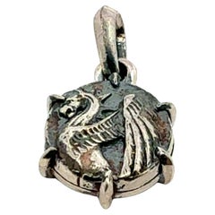 David Yurman Dragon Amulet Sterling Silver Estate