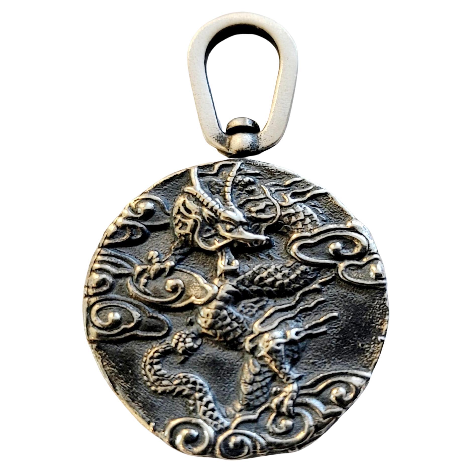 David Yurman Dragon sterling-silver Amulet For Sale