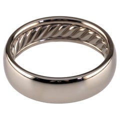 David Yurman DY Classic Platinum Band con scatola originale misura 7,5