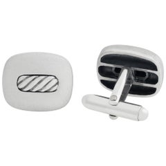 David Yurman DY3 cufflinks in sterling silver