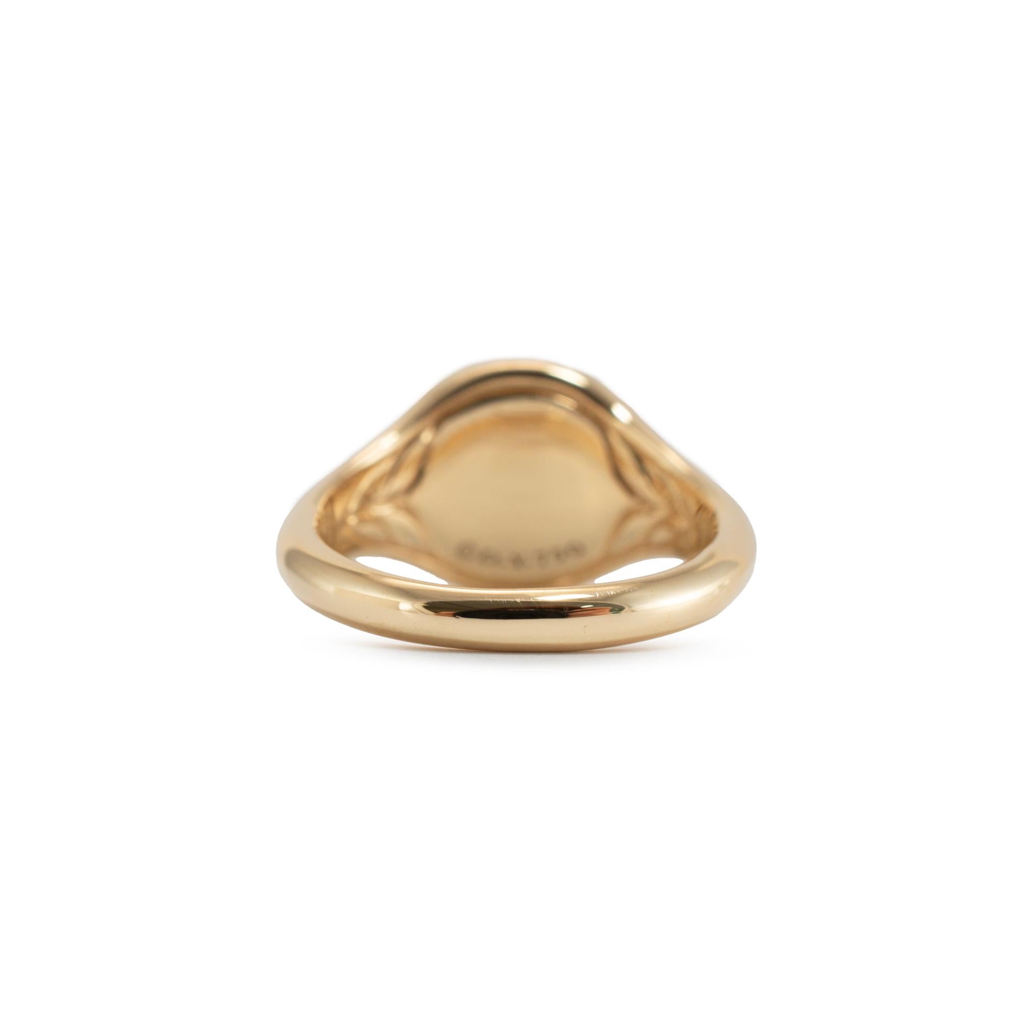 De las mujeres Anillo de cóctel David Yurman DYE Initial de oro amarillo de 18 quilates con diamante en forma de meñique en venta