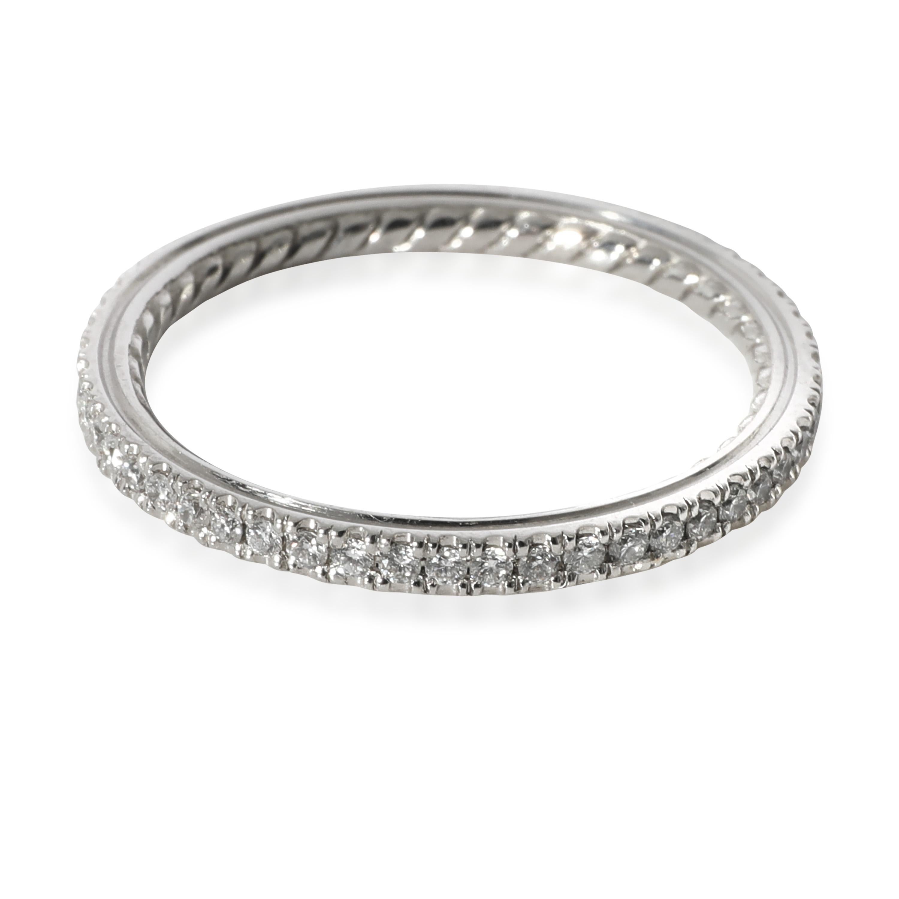 David Yurman Eden Diamond Wedding Band in  Platinum 0.43 CTW

PRIMARY DETAILS
SKU: 129452
Listing Title: David Yurman Eden Diamond Wedding Band in  Platinum 0.43 CTW
Condition Description: Retails for 2800 USD. In excellent condition. Ring size is