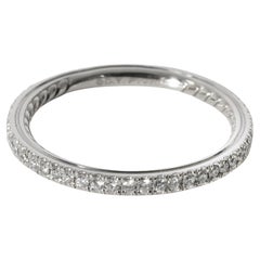 David Yurman Eden Diamond Wedding Band in Platinum 0.43 CTW