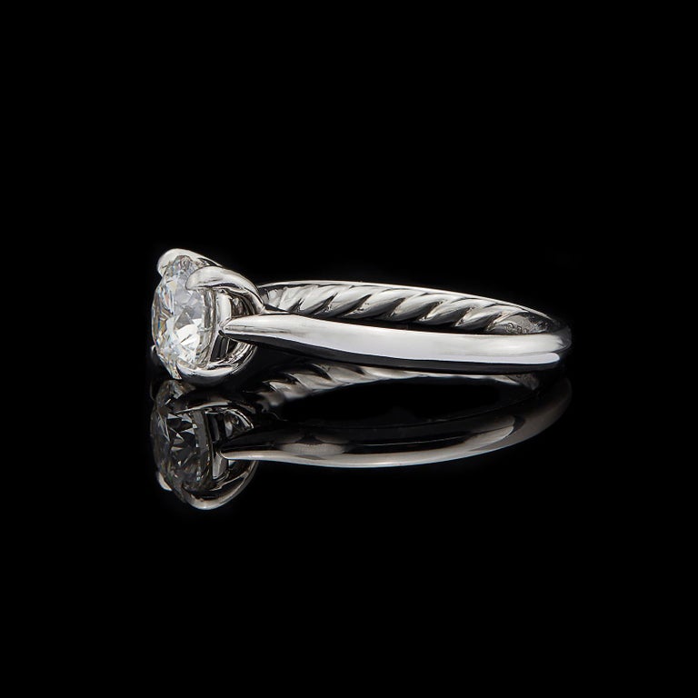 David Yurman "Eden" GIA 1.43 Carat, G/VS1 Diamond Engagement Ring at