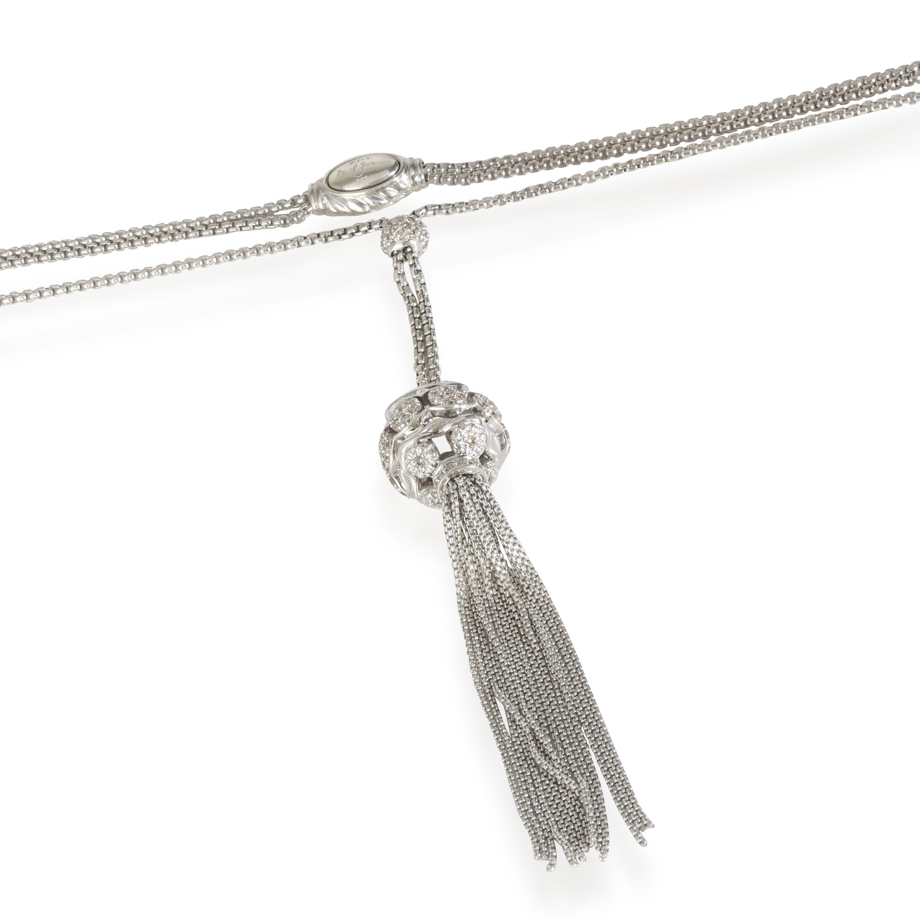 da uomo o donna David Yurman Collana Elements in  A. Silver 1.4 CTW in vendita