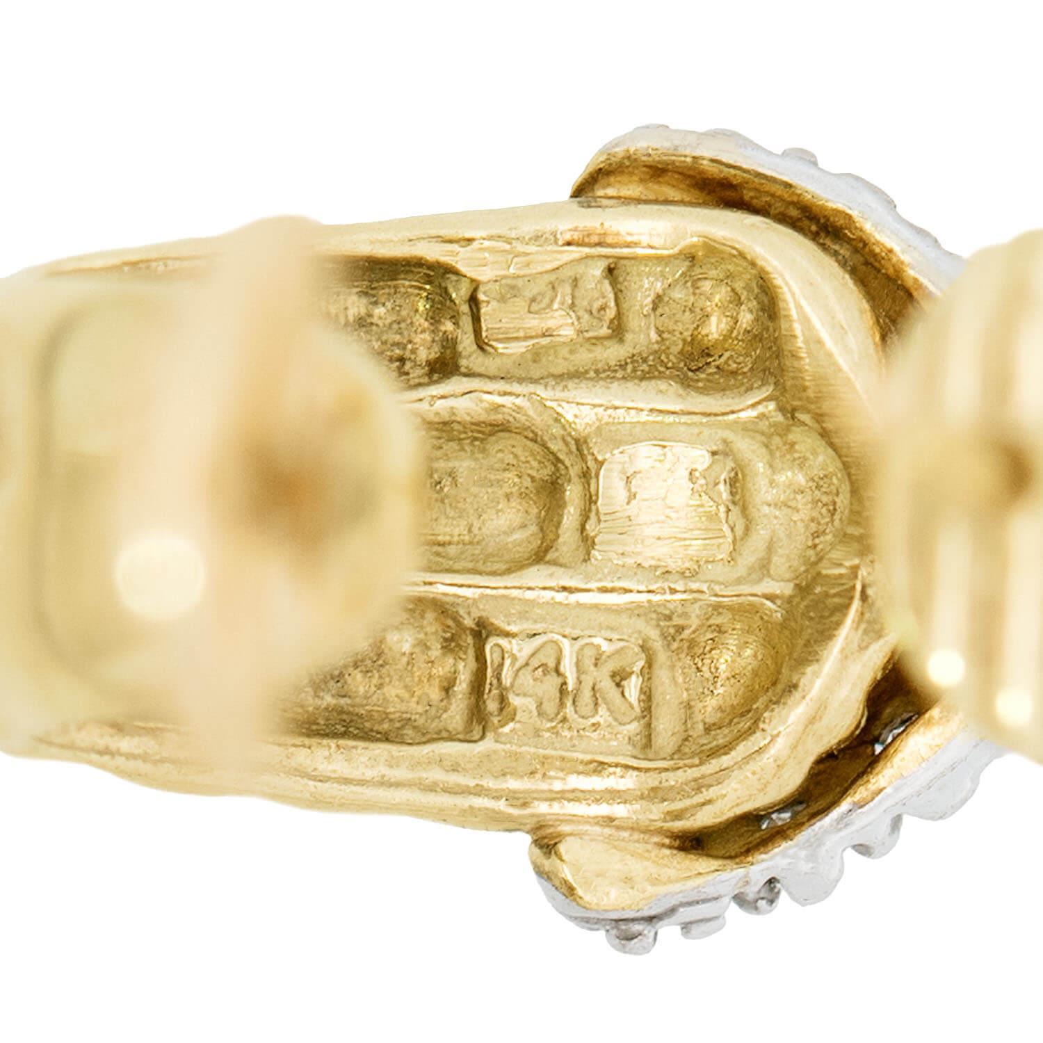 DAVID YURMAN Estate 14k Diamond 
