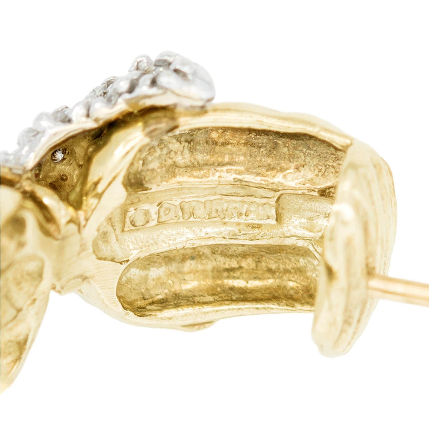DAVID YURMAN Estate 14k Diamond 